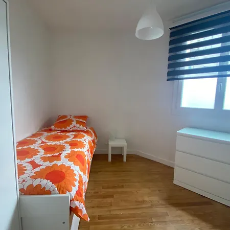Appartement Prox Centre, Beau T3, 2 Ch, 7 Personnes Brest