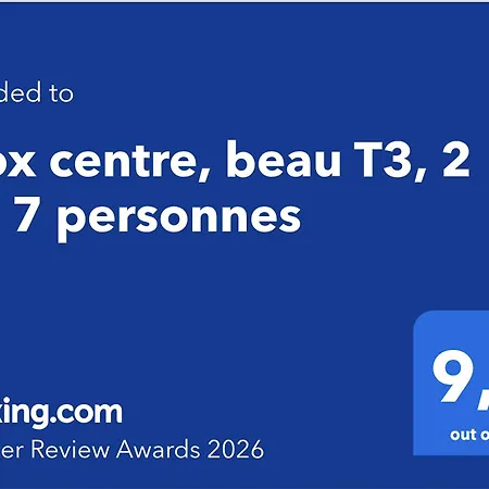 Апартаменты A Proximite Du Centre De Brest, Beau T3, 2 Ch, 7 Personnes Брест